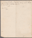 Alexander Keith to Jane Porter, autograph letter signed