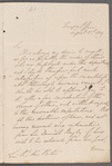 George Hamilton Gordon, Lord Aberdeen to Robert Ker Porter, autograph letter signed