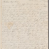 E. H Porter to Jane Porter, autograph letter signed