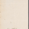 William Henry Kempster to Mrs. Porter, autograph letter third person