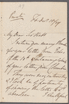 Cospatrick Douglas-Home, Lord Home to Robert Ker Porter, autograph letter signed
