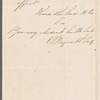 Edward Magrath to Robert Ker Porter, autograph letter signed