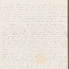 Alicia Lefanu to Anna Maria Porter, autograph letter signed