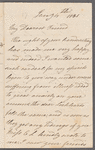 E. Dillon to "My Dearest Friend," autograph letter signed