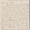 Henry Downes to Robert Ker Porter, autograph letter signed