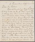 Henry Downes to Robert Ker Porter, autograph letter signed