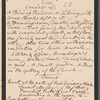 Jane Porter, holograph of draft advertisement