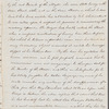 Christopher Augustus Fearon to Miss Porter, autograph letter signed