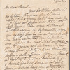Moyle Sherer to Anna Maria Porter, autograph letter signed