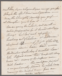 Catherine Maria Bury, Lady Charleville to Jane Porter, autograph letter signed