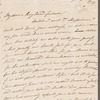 Sarah Elizabeth Utterson to Jane Porter, autograph letter signed