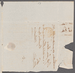 Sir Charles Forbes to Jane Porter, autograph letter third person
