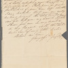 Georgiana Fitzroy to Jane Porter, autograph letter signed
