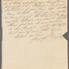 Georgiana Fitzroy to Jane Porter, autograph letter signed