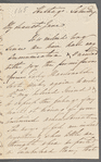 Georgiana Fitzroy to Jane Porter, autograph letter (incomplete)
