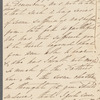 Georgiana Fitzroy to Jane Porter, autograph letter (incomplete)