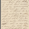 Georgiana Fitzroy to Jane Porter, autograph letter (incomplete)