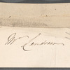 John Landseer to Jane Porter, autograph letter signed