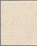 Selina Davenport to Jane Porter, autograph letter signed