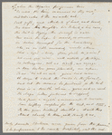 Rev. Thomas Cooke to Jane Porter, autograph letter signed