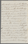 Mary Frances Howley to Jane Porter, autograph letter signed