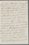 Mary Frances Howley to Jane Porter, autograph letter signed