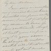 Mary Frances Howley to Jane Porter, autograph letter signed