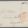 Mary Frances Howley to Jane Porter, autograph letter signed
