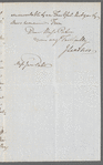 John Landseer to Jane Porter, autograph letter signed