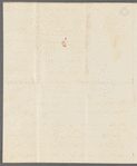 James Johnson to Jane Porter, autograph letter signed