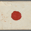 [Leveson?] to Jane Porter, envelope (empty)
