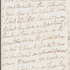 T. R. Jefferson to Jane Porter, autograph letter signed