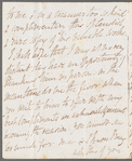 T. R. Jefferson to Jane Porter, autograph letter signed