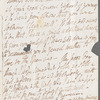 T. R. Jefferson to Jane Porter, autograph letter signed