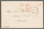 Philip Stanhope Dodd to Jane Porter, autograph letter signed