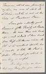 Philip Stanhope Dodd to Jane Porter, autograph letter signed