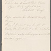 Roberta Leaf to Jane Porter, autograph letter signed