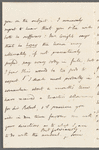 John Brodribb Bergne to Jane Porter, autograph letter signed