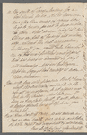 Françoise Trembicka to Jane Porter, autograph letter signed