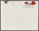 Sir Rowland Errington to Jane Porter, envelope (empty)