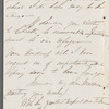 Edwin Leaf to Jane Porter, autograph letter signed