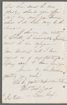 Edwin Leaf to Jane Porter, autograph letter signed