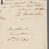 Elizabeth Throckmorton, Lady Throckmorton to Jane Porter, autograph letter signed