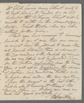 William Hamilton to "My dear Sir," autograph letter signed