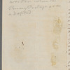 William Hamilton to "My dear Sir," autograph letter signed