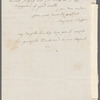 Mary Anna Maggs to Jane Porter, autograph letter signed