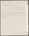 Mary Anna Maggs to Jane Porter, autograph letter signed