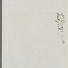 John Brodribb Bergne to Jane Porter, autograph letter signed
