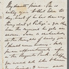 Julia Errington to "My dear friend," autograph letter signed