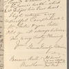 Diana Anne Hamlyn-Williams, Lady Hamlyn-Williams to Jane Porter, autograph letter signed
